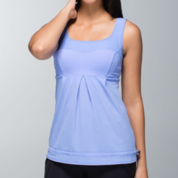 Lululemon Lullaby Blue Elevate Athletic Tank - Picture 1 of 8
